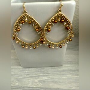 Gold Teardrop Earrings
